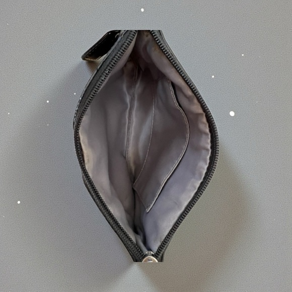 Coach Black Monogram Zippy Wristlet. EUC - Picture 7 of 7